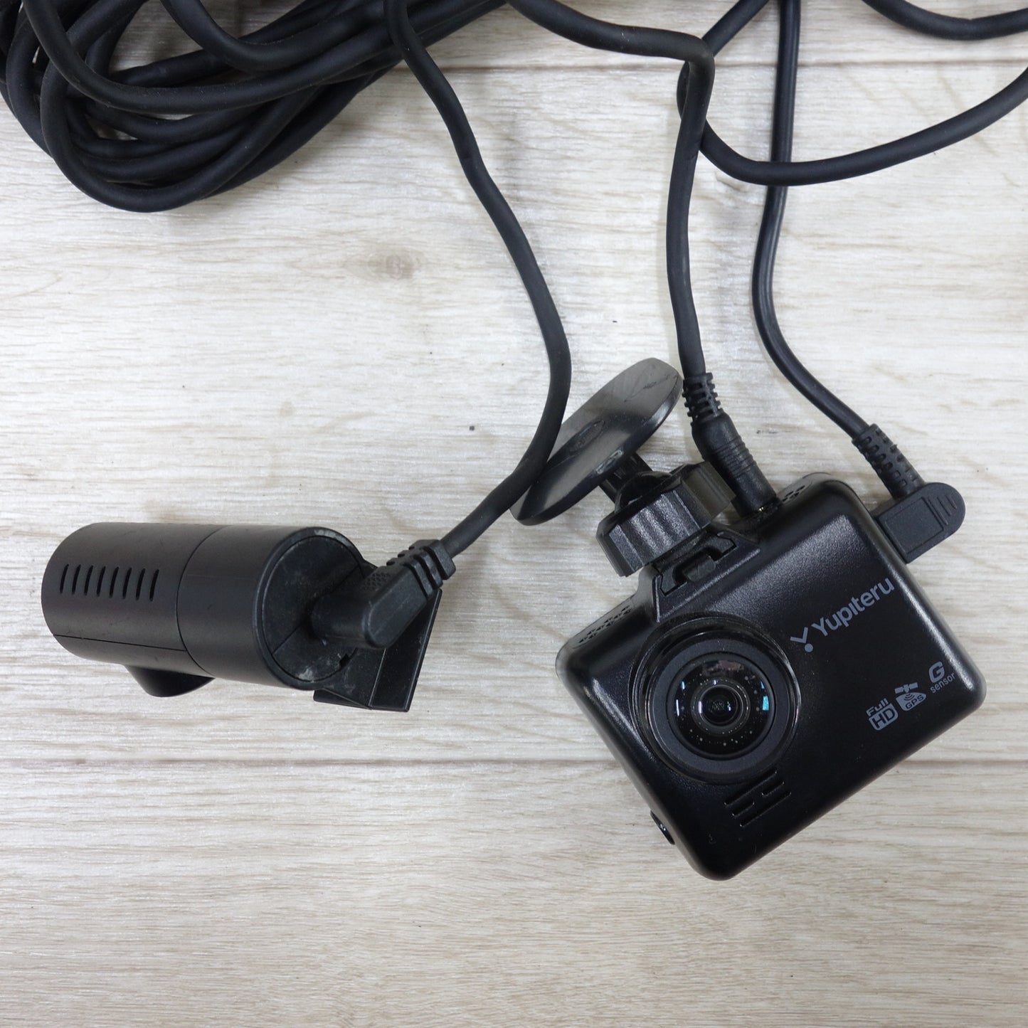[送料無料] 付属品付き◆Yupiteru ユピテル ドライブレコーダー WDT610 前後 カメラ ドラレコ コード◆
