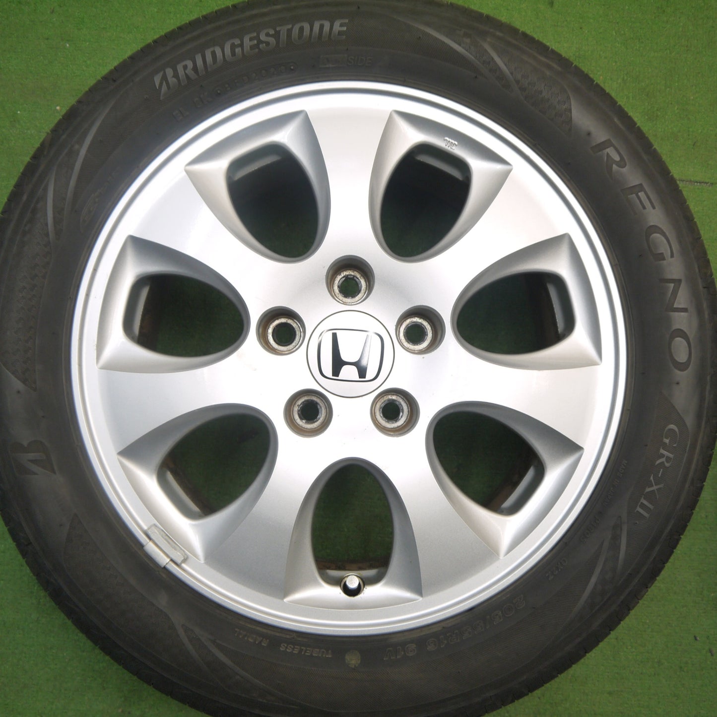 バリ溝！キレイ！9分★ホンダ アコード 純正 205/55R16 ブリヂストン レグノ GR-X2 16インチ PCD114.3/5H★6041005Hノ