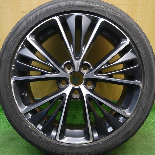 バリ溝！22年！9分！1本★トヨタ 60系 プリウス Zグレード 純正 195/50R19 ヨコハマ BluEarth-GT AE51J 19インチ PCD114.3/5H★6020601Hノ