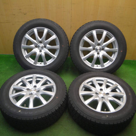 バリ溝！22年！キレイ！8.5分★スタッドレス 195/65R16 グッドイヤー アイスナビ7 ravrion RS01 ラブリオン 16インチ PCD100/4H★5022103Hス