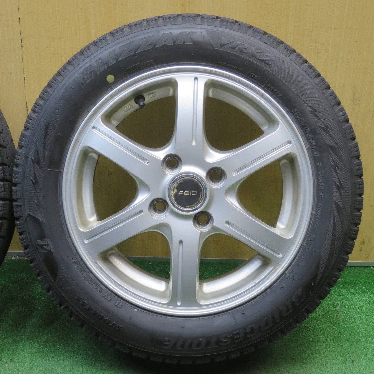 4本価格◎スタッドレス 155/65R14 ブリヂストン ブリザック VRX2 FEID G6 フェイド 14インチ PCD100/4H◎6072905NJス