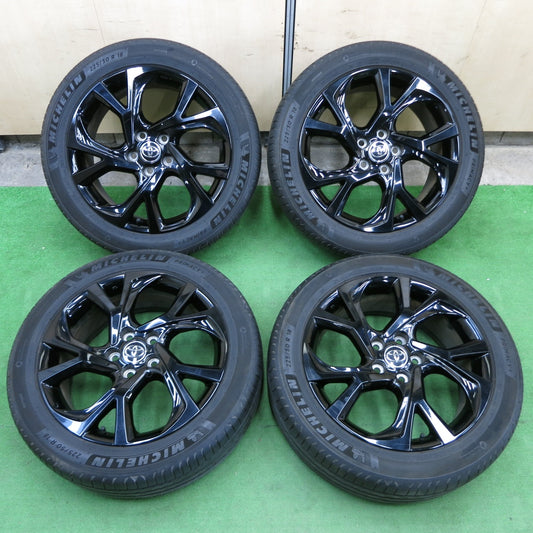 *送料無料* バリ溝！21年！キレイ！8.5分★トヨタ CH-R 純正 225/50R18 ミシュラン プライマシー4 18インチ PCD114.3/5H CHR★4071006SYノ