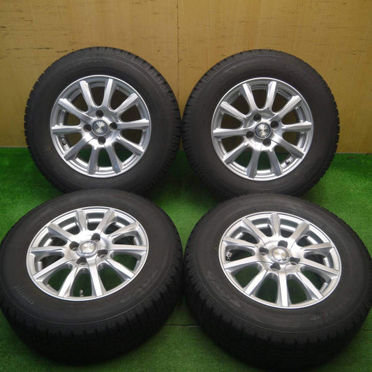 バリ溝！キレイ！9.5分★スタッドレス 185/70R14 トーヨー ガリット G5 JOKER ジョーカー 14インチ PCD100/4H★4112702Hス