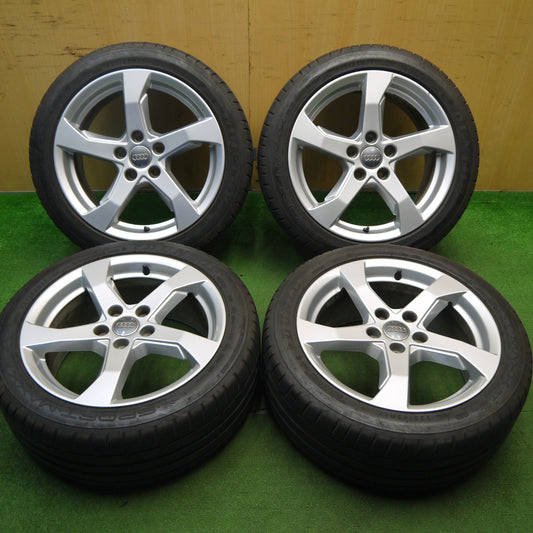 キレイ！21年★アウディ 8V A3 スポーツバック 純正 225/45R17 ダンロップ スポーツマックス RT 17インチ PCD112/5H★5041405Hノ