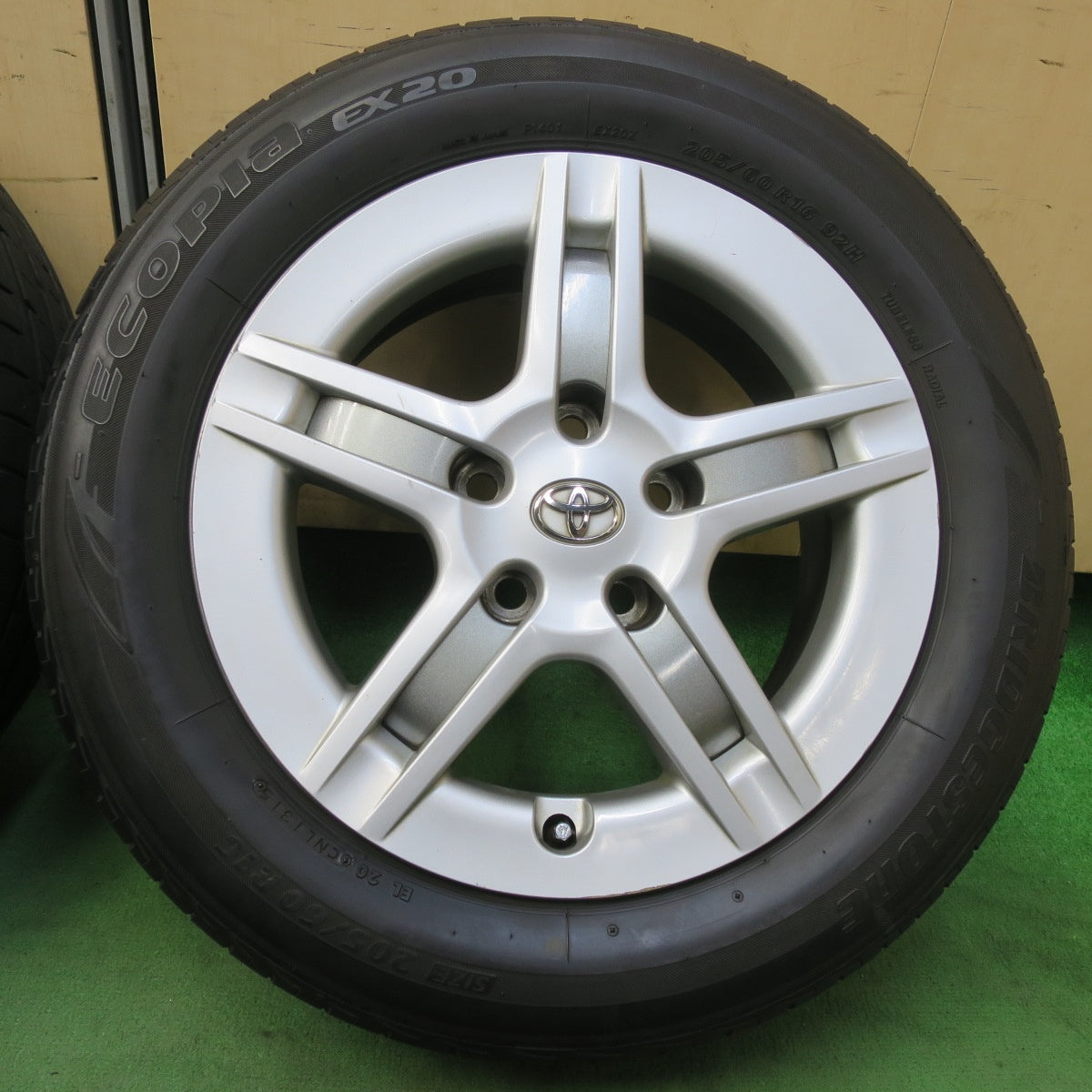 4本価格★トヨタ SAI 純正 205/60R16 ブリヂストン エコピア EX20 サフィーロ SF5000 16インチ PCD114.3/5H★5101902IMノ