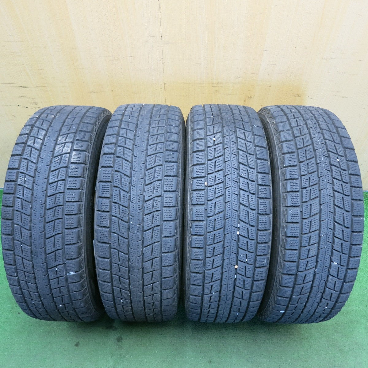 バリ溝！9分◎XV フォレスター 等 225/60R17 スタッドレス ダンロップ ウインターマックス SJ8 ROZEST ローゼスト 17インチ PCD100/5H◎6071803HAス