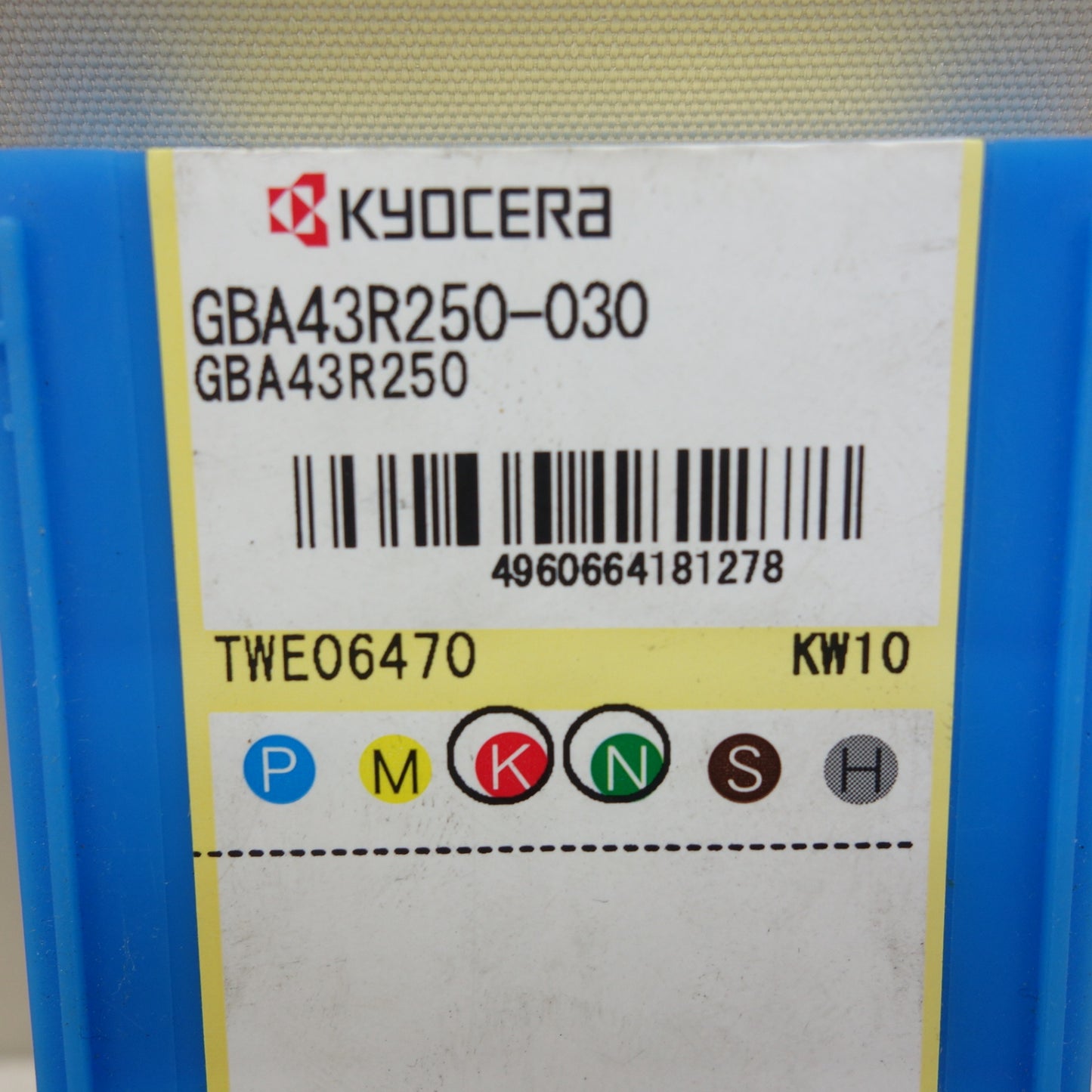 [送料無料] 未使用！3点☆KYOCERA 京セラ チップ GBA43R250-030 GBA43R250 TWE06470 KW10☆