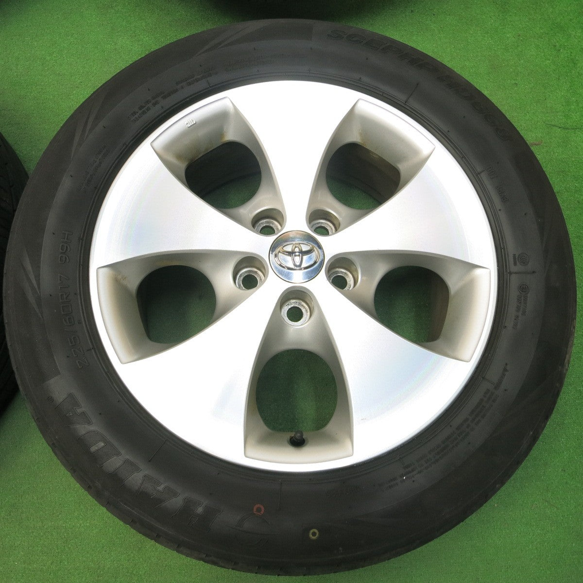 *送料無料* 4本価格★トヨタ 10系 アルファード 純正 225/60R17 ケンダ KR32 Kuavela SL ハイダ HD668 PCD114.3/5H★4032602イノ