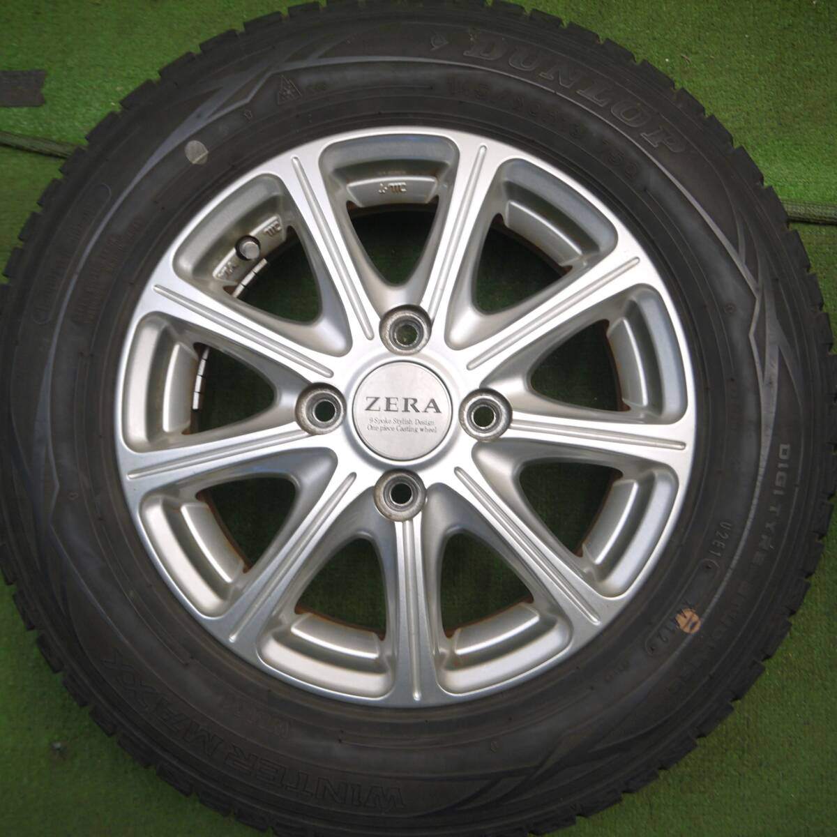 4本価格★スタッドレス 145/80R13 ダンロップ ウインターマックス WM01 ZERA 13インチ PCD100/4H★4040207Hス