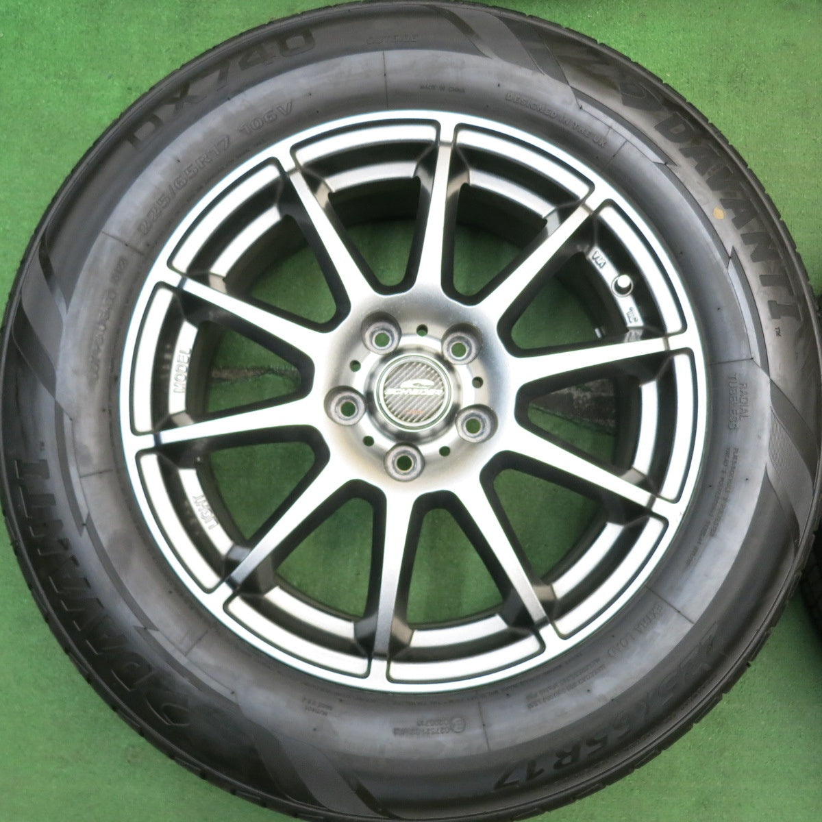 バリ溝！22年！9.5分★225/65R17 ダヴァンティ DX740 SCHNEIDER ATECH シュナイダー 17インチ PCD114.3/5H★4062101HAノ
