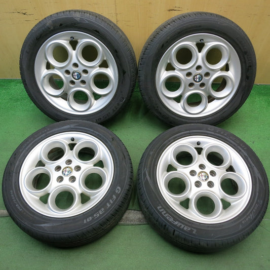 バリ溝！21年！9.5分以上★アルファロメオ 156 純正 205/55R16 ラウフェン G FIT as-01 16インチ PCD98/5H★5080107HAノ