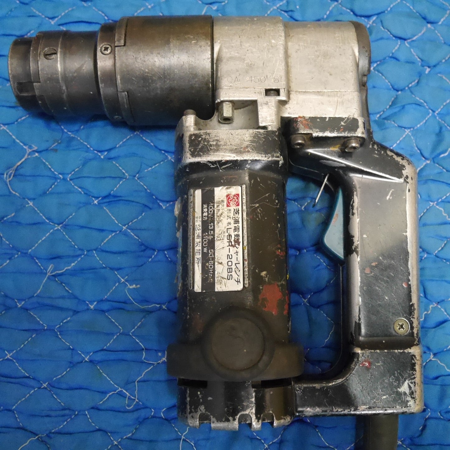 [送料無料] 付属品付き☆芝浦 電動 シャー レンチ LSR-20BS 電動 工具 コード式 100V シバウラ 締め付け①☆