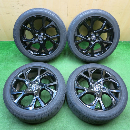 バリ溝！8.5分★トヨタ C-HR 特別仕様車 モードネロ 純正 225/50R18 ブリヂストン ポテンザ RE050A 18インチ CHR PCD114.3/5H★5042001TNノ