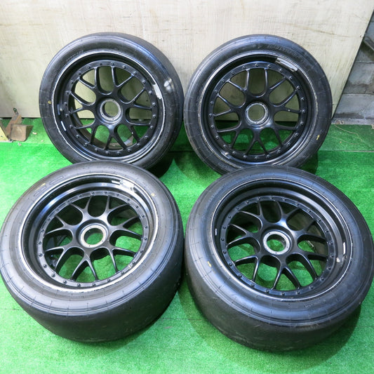 4本価格★ポルシェ 997 GT3 純正 BBS 0229066 585/562 センターロック 250/640R18 300/680R18 ダンロップ 18インチ★5050204HAノ
