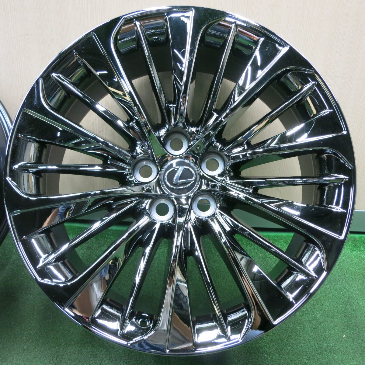 *送料無料* 新車外し★レクサス LS 純正 OP スパッタリング ホイール 20インチ 20×8.5J PCD120/5H★4060406NJホ