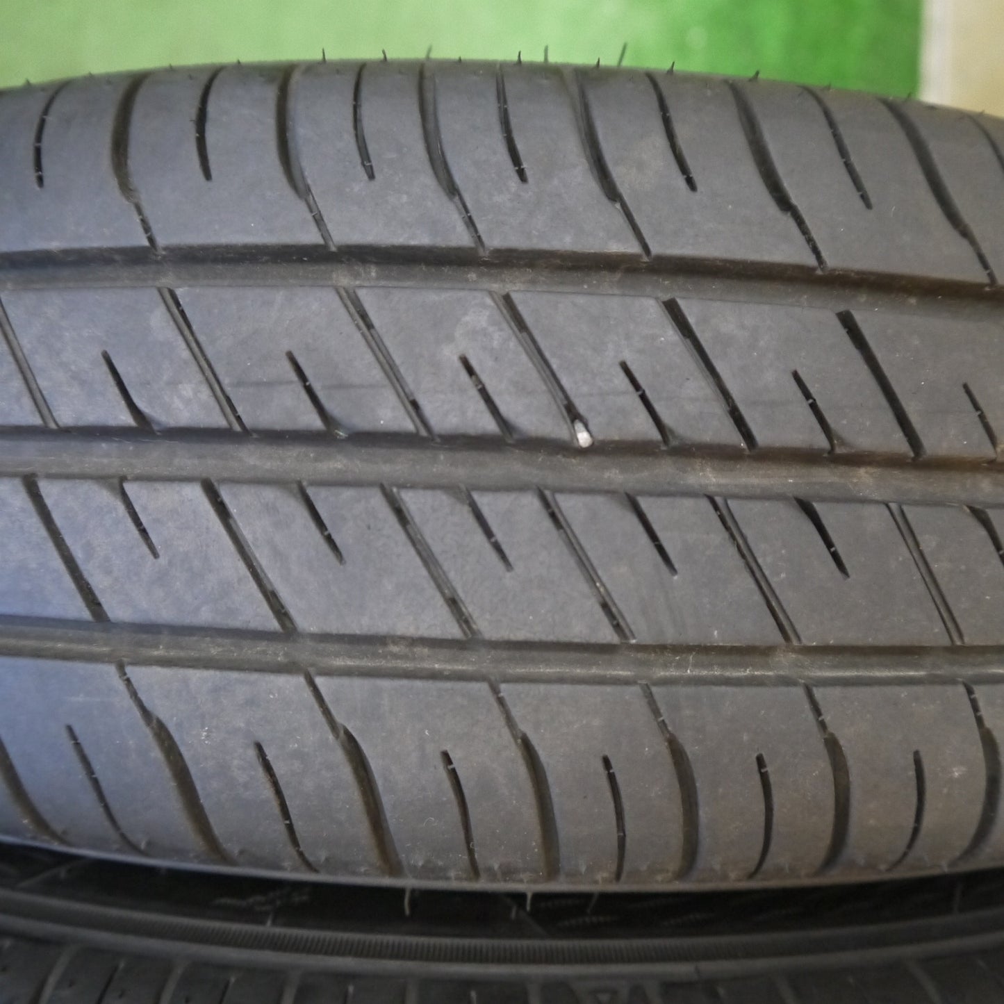 バリ溝！25年！9分◎スズキ MH23S ワゴンR スティングレー 純正 155/65R14 グッドイヤー EfficientGrip ECO EG02 14インチ PCD100/4H◎6072404Hノ