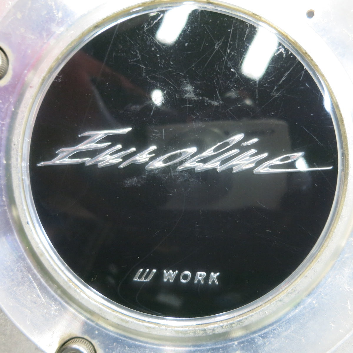 [送料無料] バリ溝！8.5分★WORK Euroline 225/40R18 ルッチーニ BUONO SPORT ワーク ユーロライン 18インチ PCD114.3/4H 5H マルチ★4100201SYノ