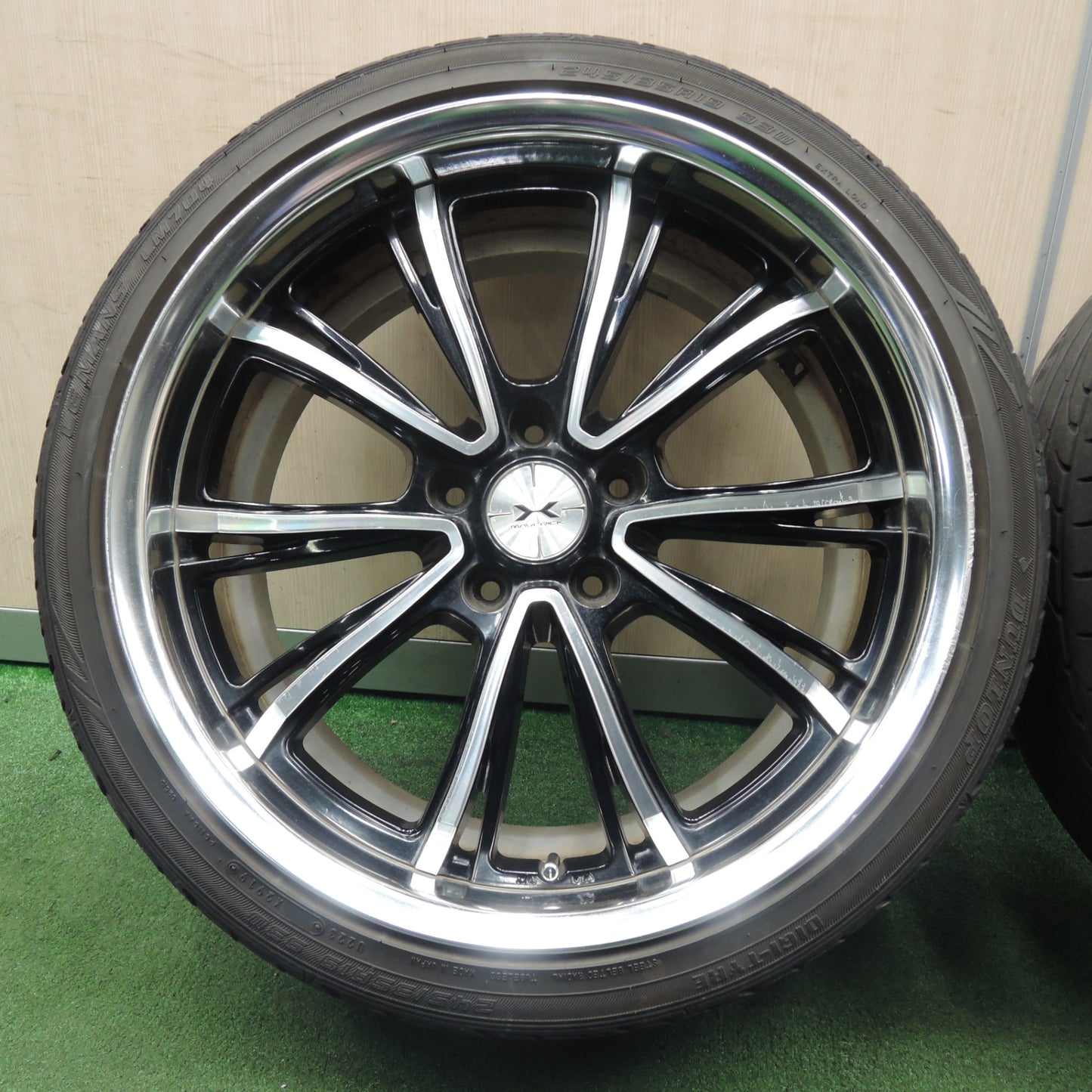 *送料無料* 4本価格★245/35R19 MAVERICK マーベリック 210S ダンロップ LE MANS LM704 19インチ PCD114.3/5H★4030413NJノ