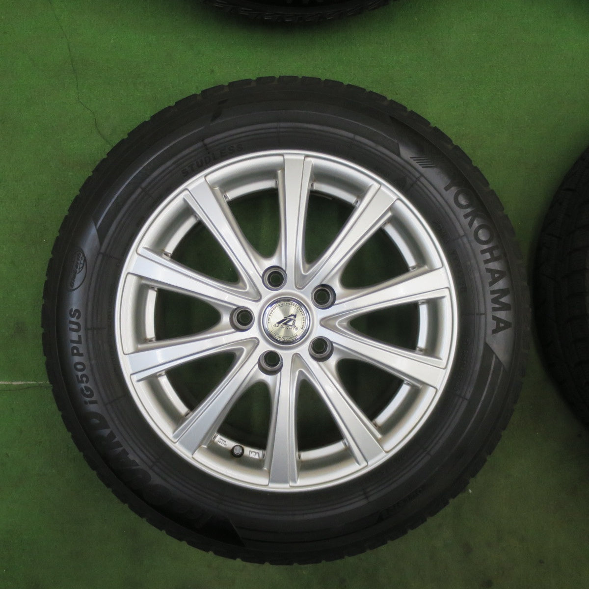 キレイ★スタッドレス 205/65R16 ヨコハマ アイスガード iG50 プラス AZ SPORTS AZスポーツ 16インチ PCD114.3/5H★6021805TTス