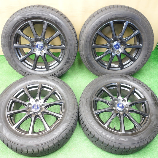 ほぼ未使用！23年！キレイ★スタッドレス 225/60R17 トーヨー ウインター トランパス TX TIRADO Eta LA STRADA ティラード ラストラーダ 17インチ PCD114.3/5H★5121802KTス