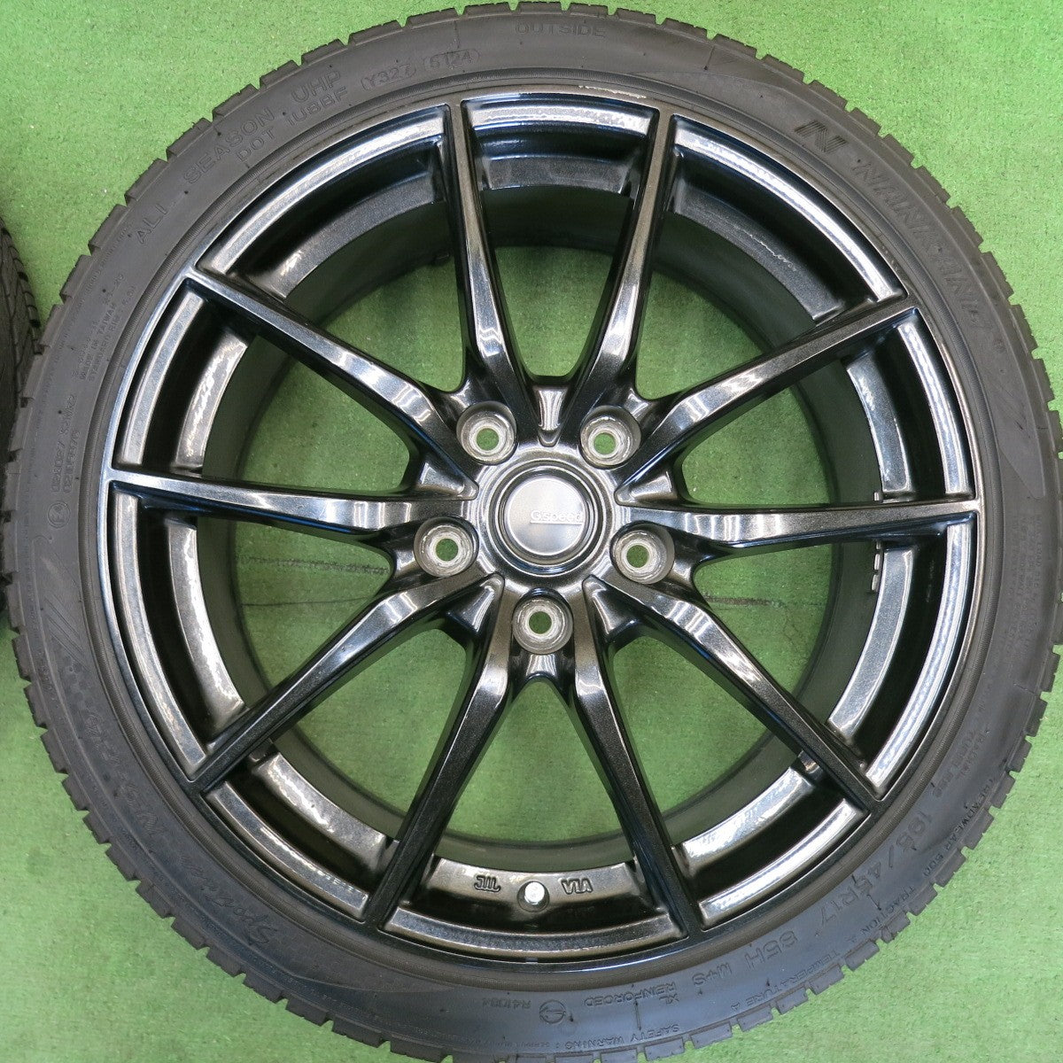 バリ溝！24年！9.5分★195/45R17 ナンカン Sportnex NS-25 G.Speed Gスピード 17インチ PCD114.3/5H★6051408HAノ