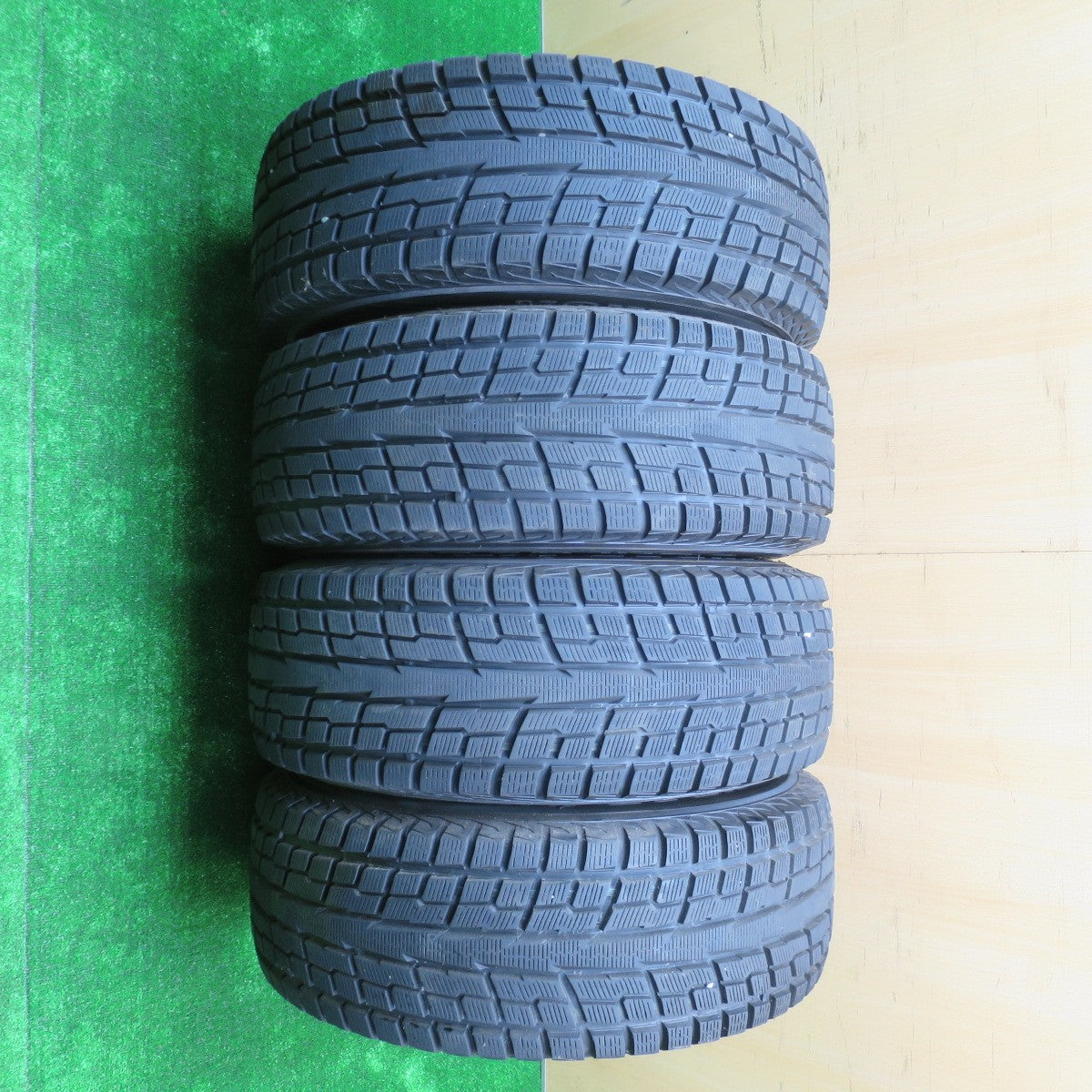 バリ溝！キレイ！9.5分★KEELER 265/70R16 スタッドレス ヨコハマ ジオランダー i/T-S キーラー 16インチ PCD139.7/6H★5100702NJス