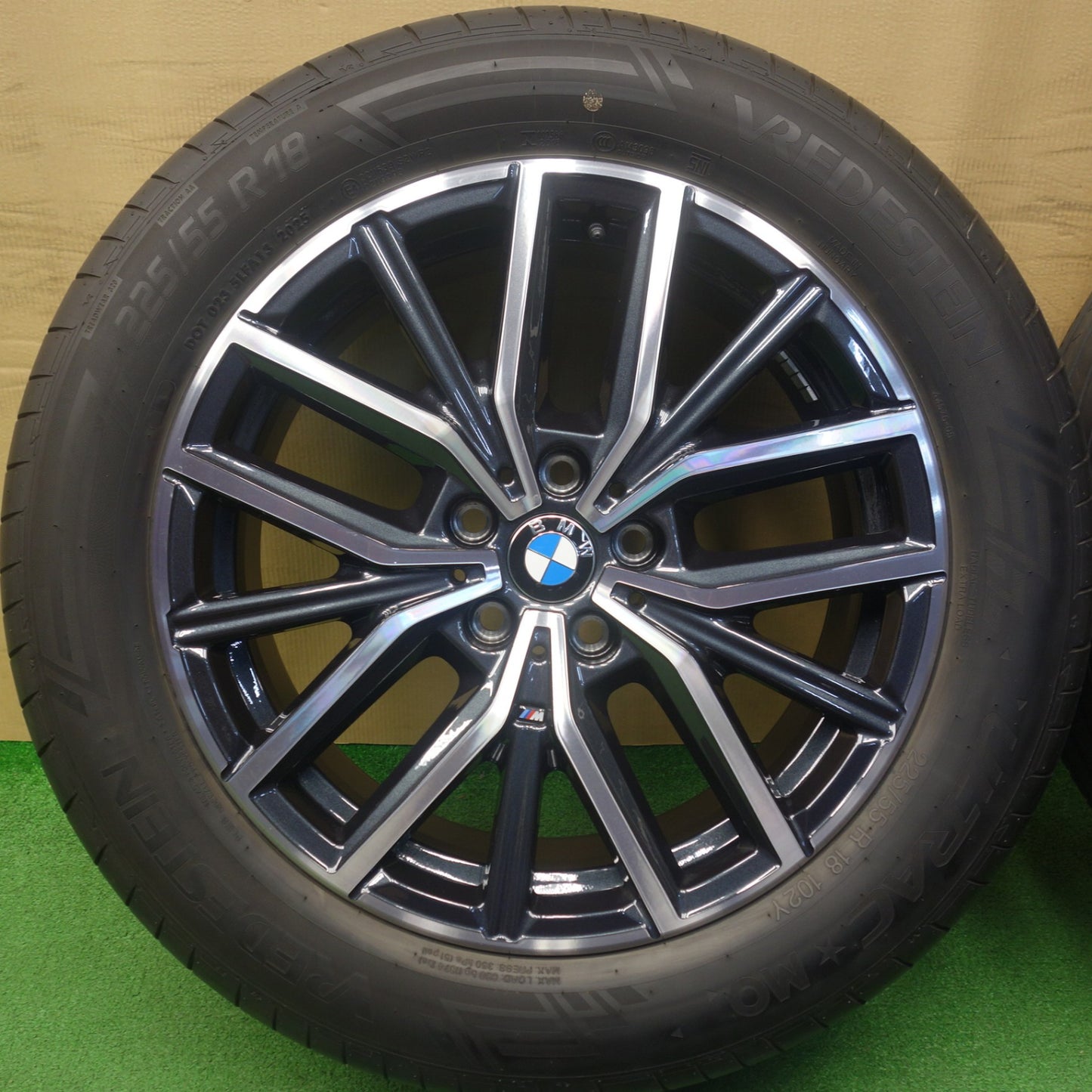 キレイ！25年★BMW X1 838M 純正 225/55R18 VREDESTEIN ULTRAC MO 18インチ PCD112/5H★6051805KTノ