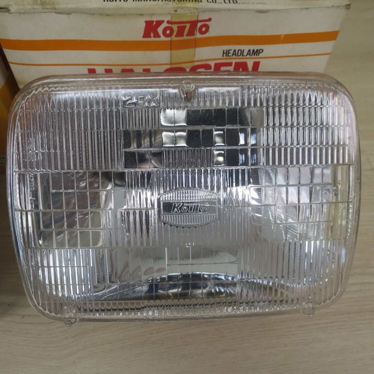2点セット♪KOITO 角型 2灯式 ハロゲン ヘッドランプ H4 2HRSSB-12WP 12V60/55W 6052LH ヘッドライト カー パーツ♪