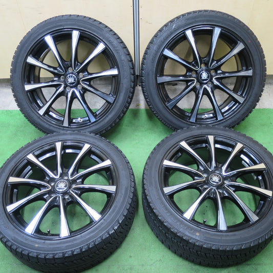 バリ溝！23年！キレイ！9.5分以上★86 BRZ 等 215/45R17 Lehrmeister PREMIX AMALFI V Jr スタッドレス グリップマックス グリップアイス X レアマイスター PCD100/5H★5052804TTス