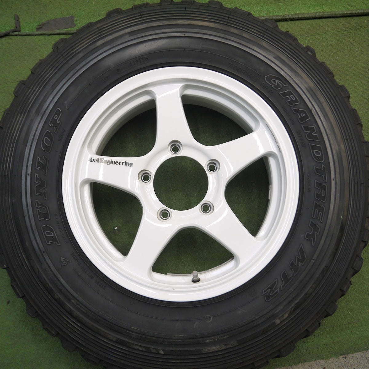 4本価格◎4×4 Engineering 7.00R16LT 8PR ダンロップ グラントレック MT2 4×4エンジニアリング PCD139.7/5H◎4012310Hノ