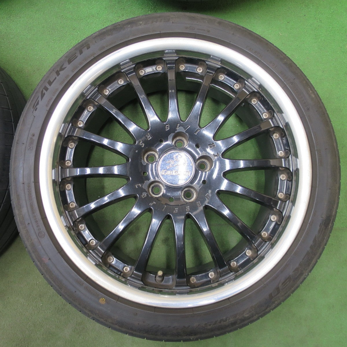 4本価格！24年★Carlsson CR 1/16 RS 245/40R19 ファルケン アゼニス FK510 FK520 カールソン 19インチ PCD114.3/5H★6032102ナノ