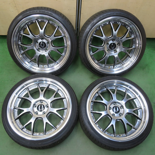 バリ溝！キレイ！9.5分★AIMGAIN G2M-SR 245/35R20 グッドイヤー イーグル LS EXE エイムゲイン 20インチ PCD114.3/5H★6042102イノ