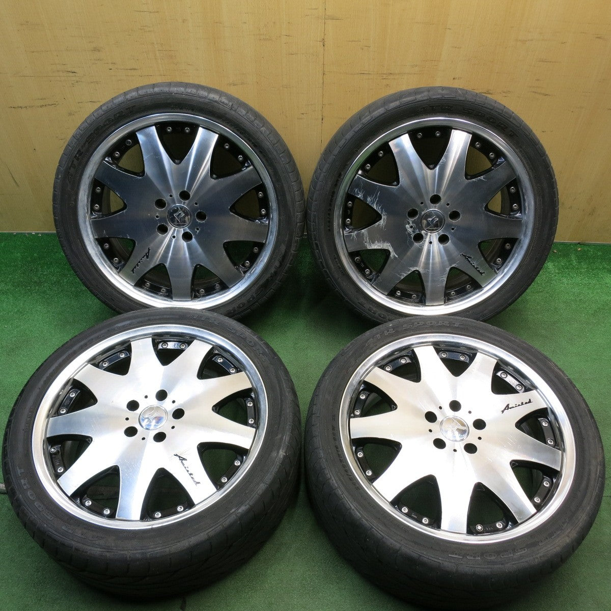 4本価格◎Amistad クラウド 245/40R19 ATR SPORT アミスタット ATRスポーツ 19インチ PCD114.3/5H◎6061301HAノ