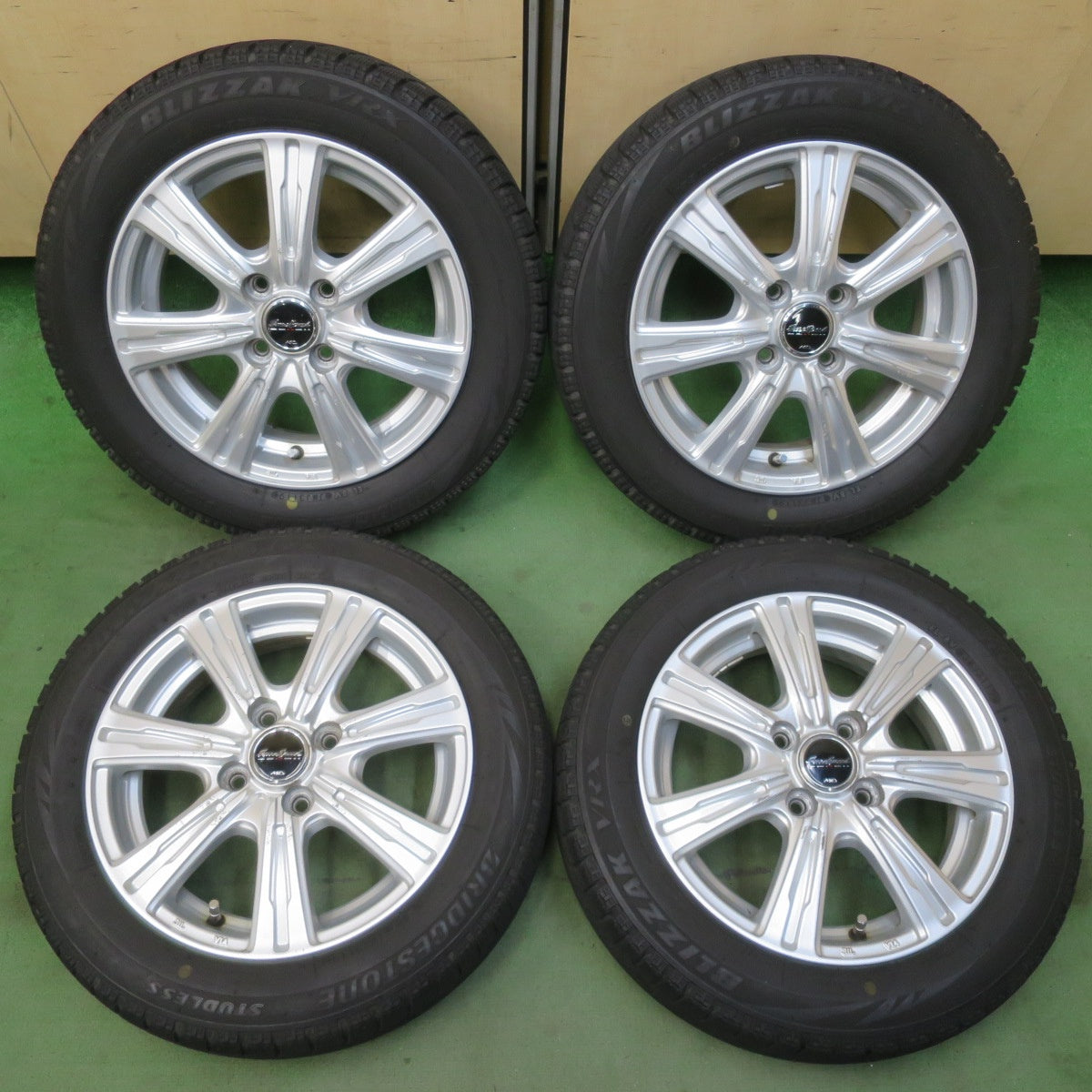 4本価格★スタッドレス 155/65R14 ブリヂストン ブリザック VRX EuroSpeed MiD ユーロスピード 14インチ PCD100/4H★6040707イス