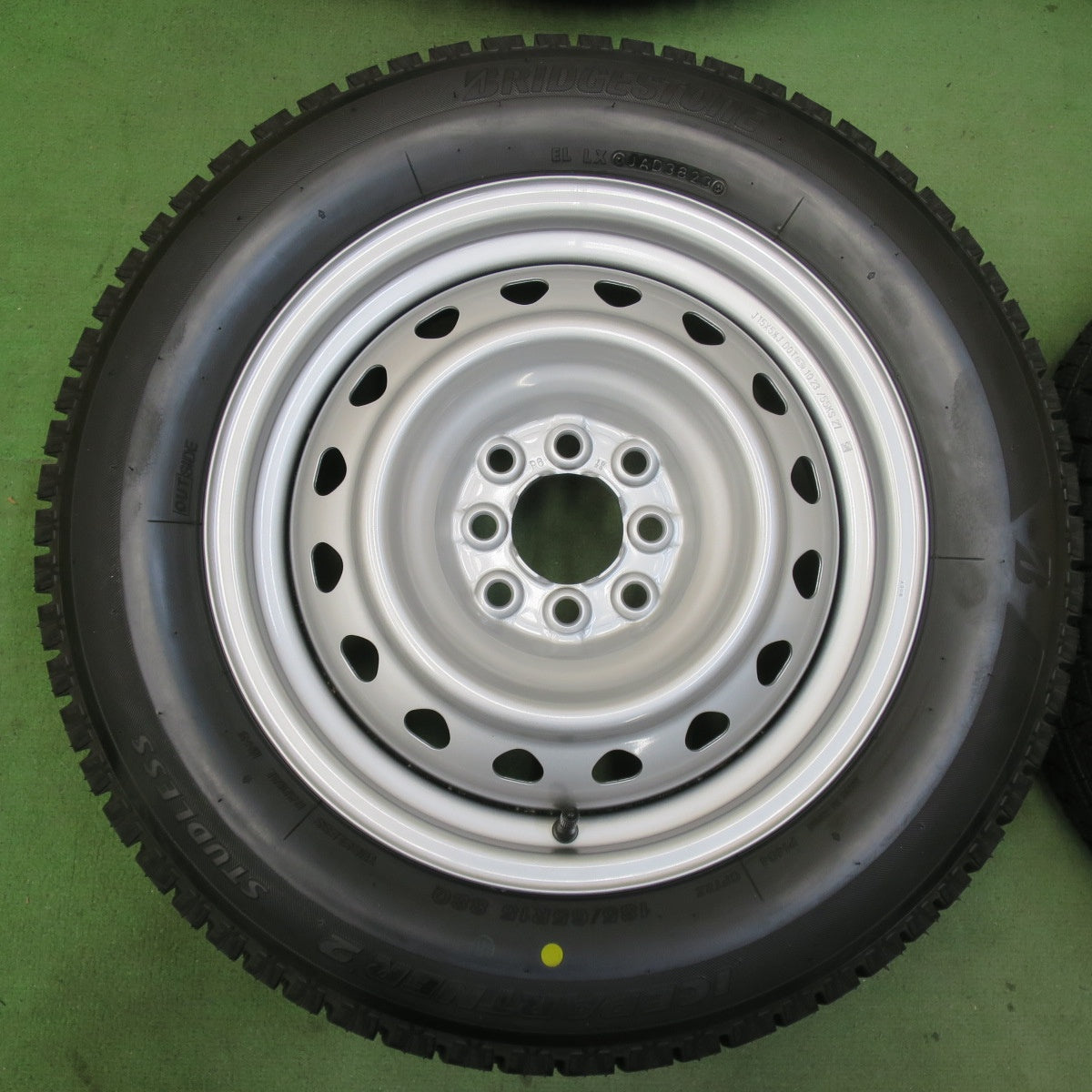 未使用！23年★スタッドレス 185/65R15 ブリヂストン アイスパートナー2 スチール ホイール 15インチ PCD100 114.3/4H マルチ★5112706イス