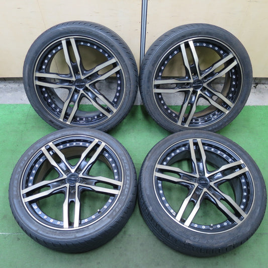 バリ溝！9分★Shallen XF-55 245/40R19 ファルケン ZIEX ZE912 マックストレック MAXIMUS M1 INGENS A1 シャレン 19インチ PCD114.3/5H★6030703ナノ