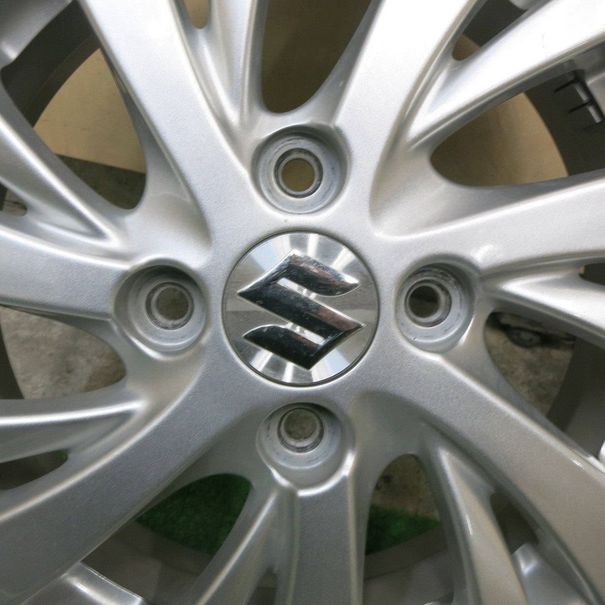 キレイ★スズキ MK53S スペーシア ワゴンR 等 純正 ホイール 14インチ 14×4.5J PCD100/4H★6011704ナホ