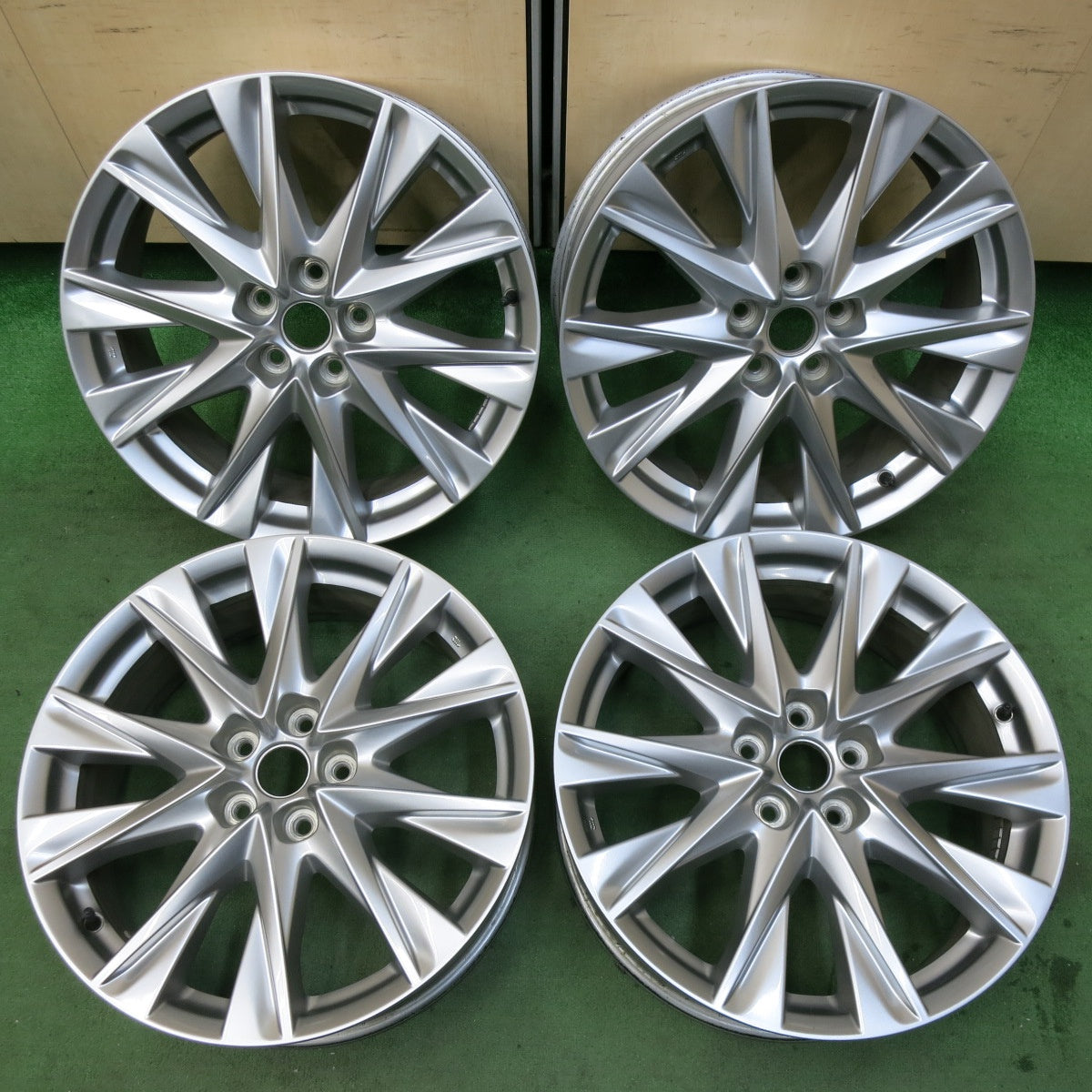 [送料無料] キレイ★マツダ CX-8 純正 ホイール 19インチ 19×7J CX8 PCD114.3/5H★5021909SYホ