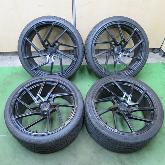 バリ溝！25年！ほぼ10分★ベンツ 等 T&T FORGED 245/35R21 285/30R21 ニットー NT555 G2 invo コンチネンタル コンチスポーツコンタクト 5P 21インチ PCD112/5H★6032002ナノ