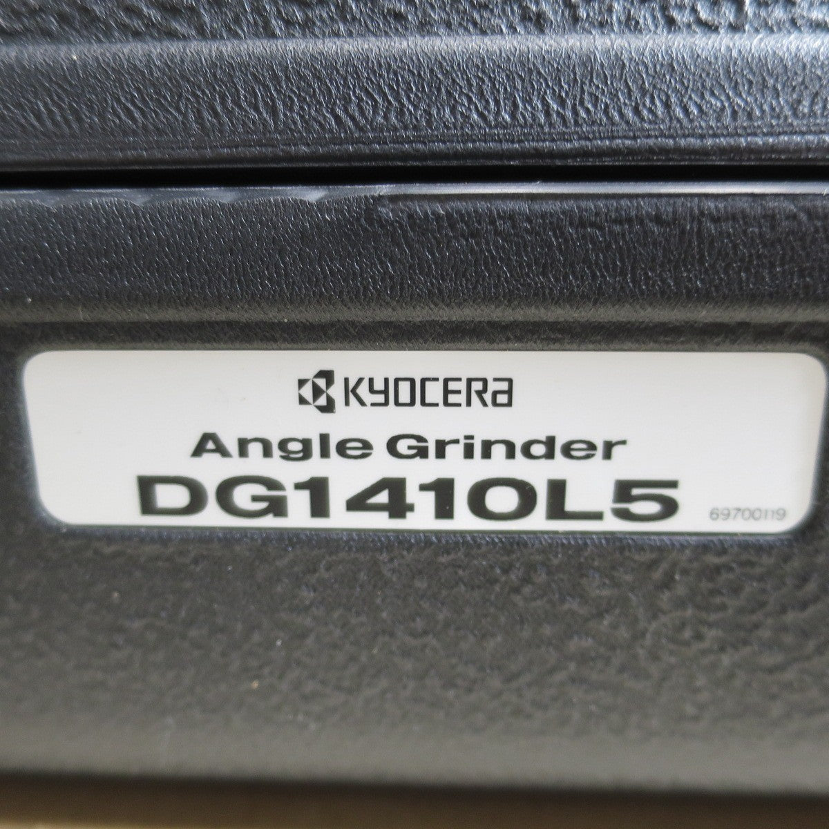 [送料無料] ほぼ未使用！美品☆KYOCERA 京セラ 充電式 ディスクグラインダー DG1410 L5 電動 工具 切断 研削 研摩 研磨 機 コードレス☆