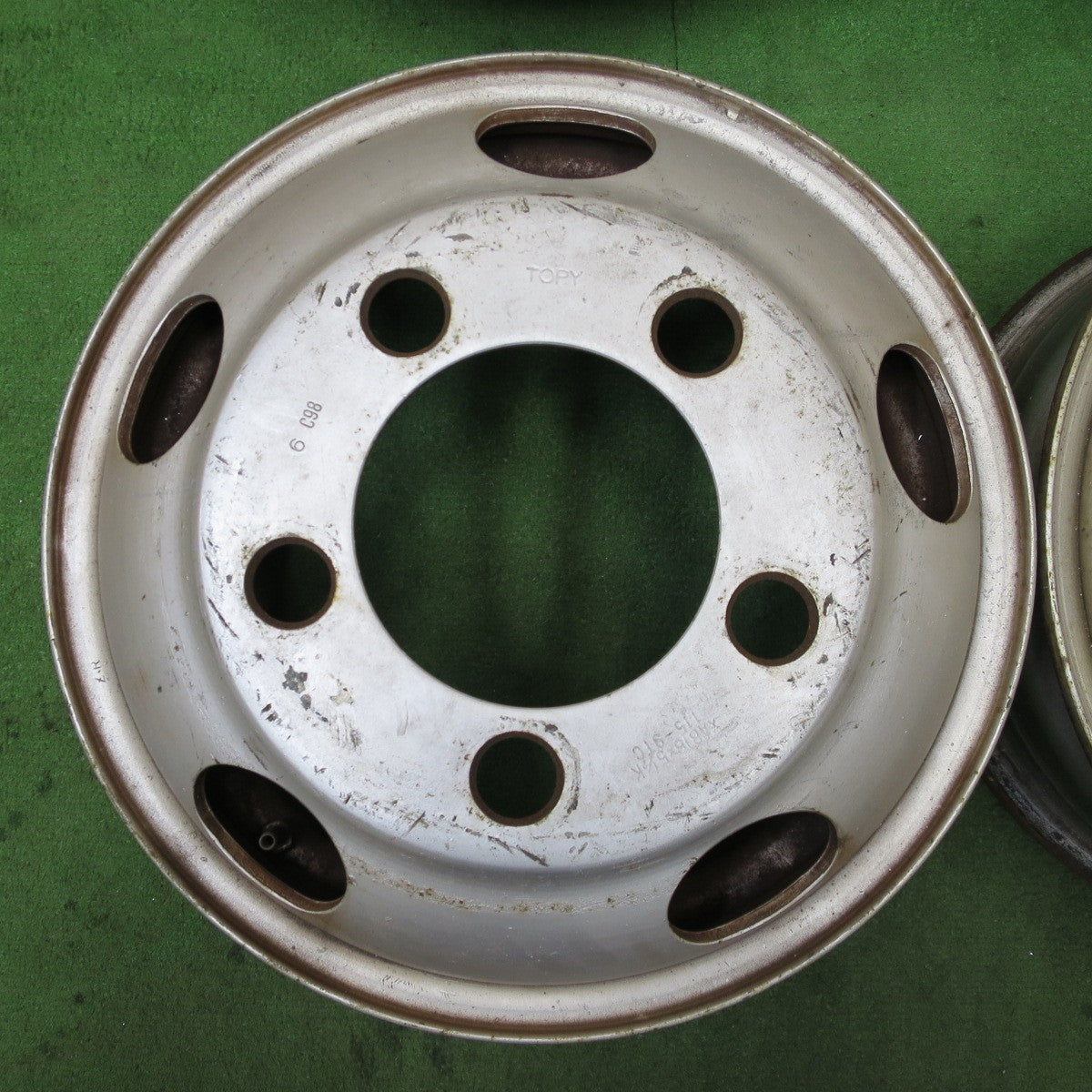 4本価格★トラック TOPY スチール ホイール 16インチ トピー 16×5.5K 115-9TC PCD208/5H★6042401ナホ