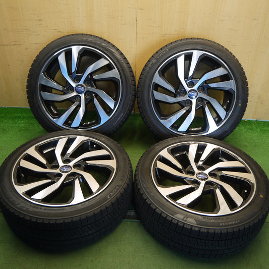 バリ溝！22年！キレイ！9.5分◎スバル VM レヴォーグ GT-S 純正 225/45R18 スタッドレス ブリヂストン ブリザック VRX2 18インチ PCD114.3/5H◎6080501Hス
