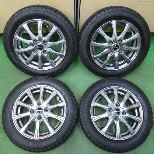 タイヤほぼ未使用！22年！キレイ★スタッドレス 155/65R14 グッドイヤー アイスナビ7 Exceeder エクシーダー 14インチ PCD100/4H★5042906イス