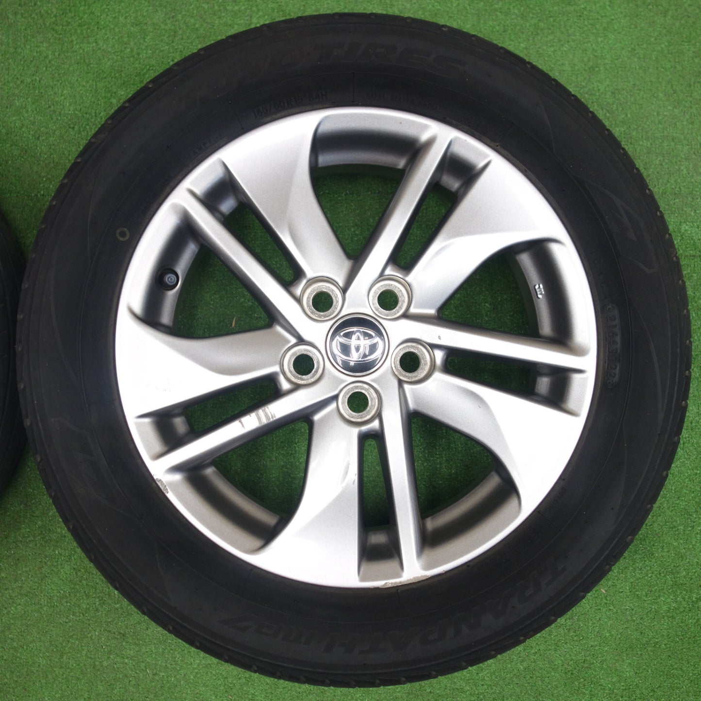 バリ溝！22年！キレイ！8.5分★トヨタ 170系 シエンタ 純正 185/60R15 トーヨー トランパス MP7 15インチ PCD100/5H★6031301KTノ