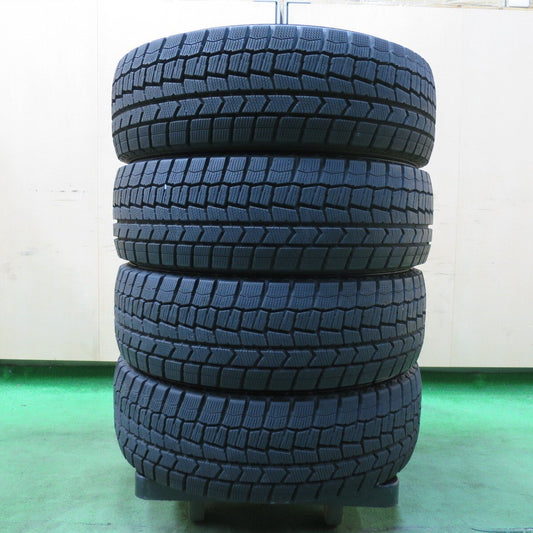 バリ溝！20年！ほぼ10分★スタッドレス 185/60R15 ダンロップ ウインターマックス WM02 タイヤ 15インチ アクア フィット 等★4112506イスタ