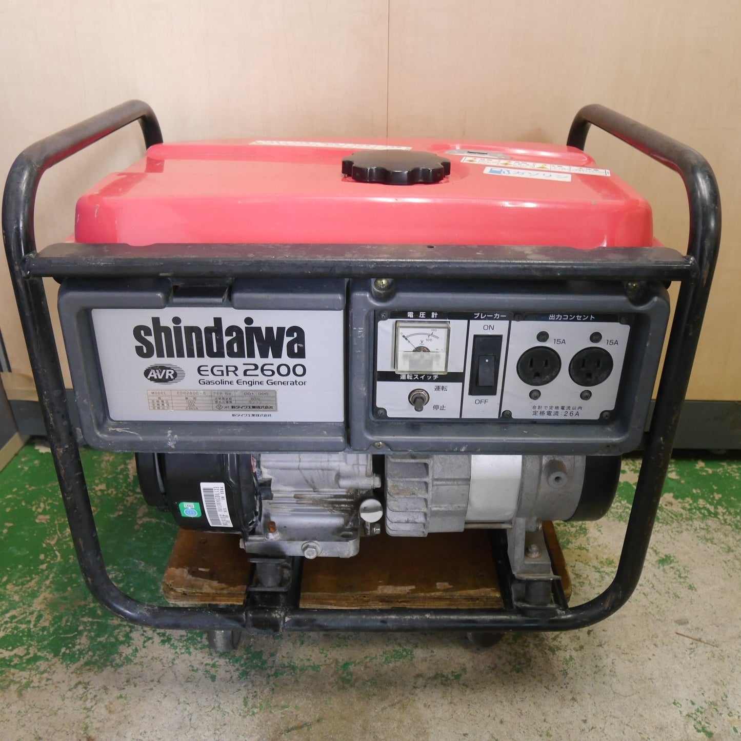 [送料無料] ☆新ダイワ 発電機 EGR2600 エンジン ガソリン 単相 60Hz HONDA shindaiwa☆