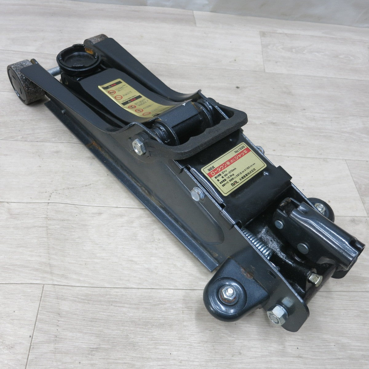 [送料無料] ◆BAL 大橋産業 油圧 ジャッキ ローダウン車適応 最大荷重 2トン 85～370mm No.1335 ケース 付き◆