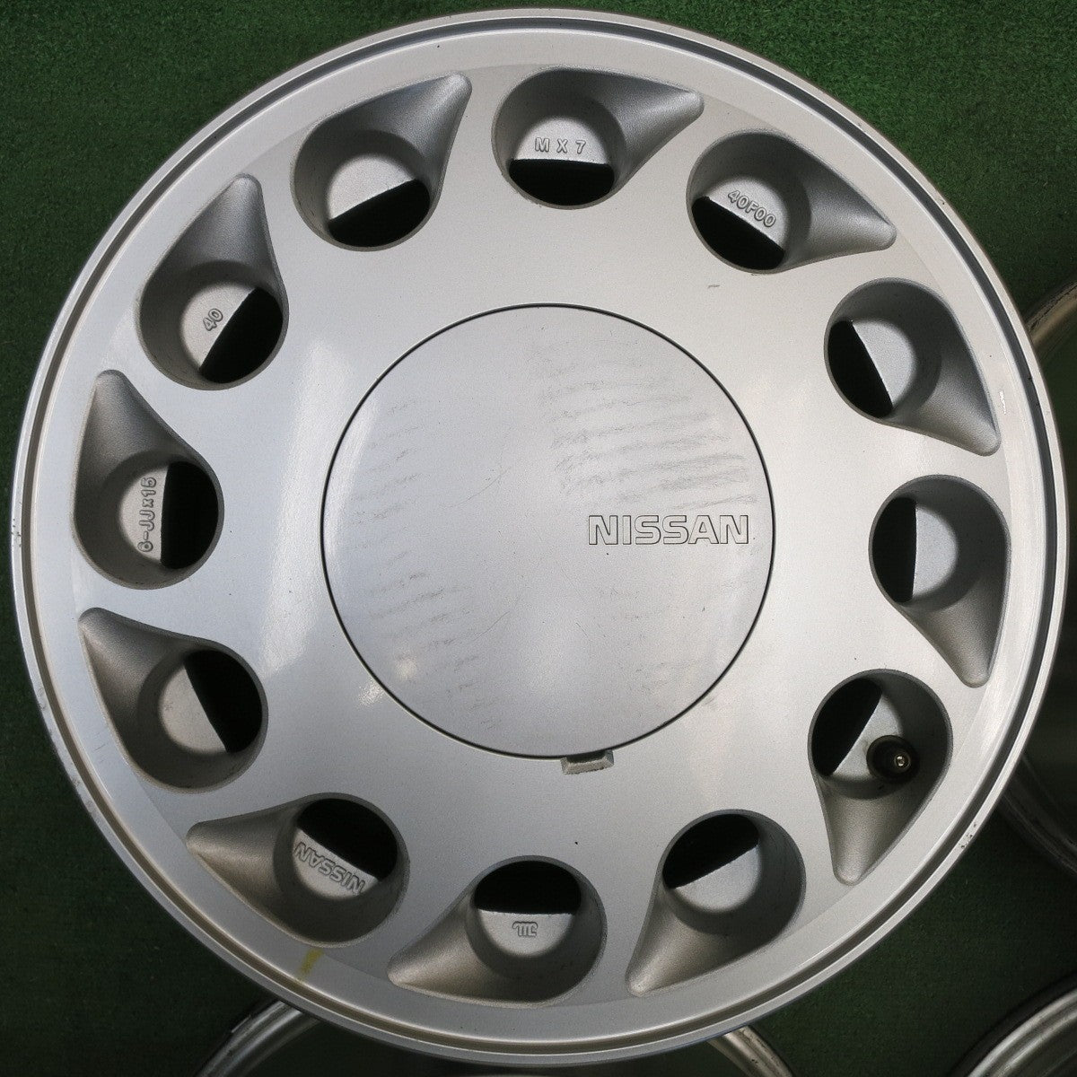 4本価格★日産 S13 シルビア 純正 ホイール 15インチ 火の玉 当時物 旧車 15×6JJ PCD114.3/4H★6042603HAホ