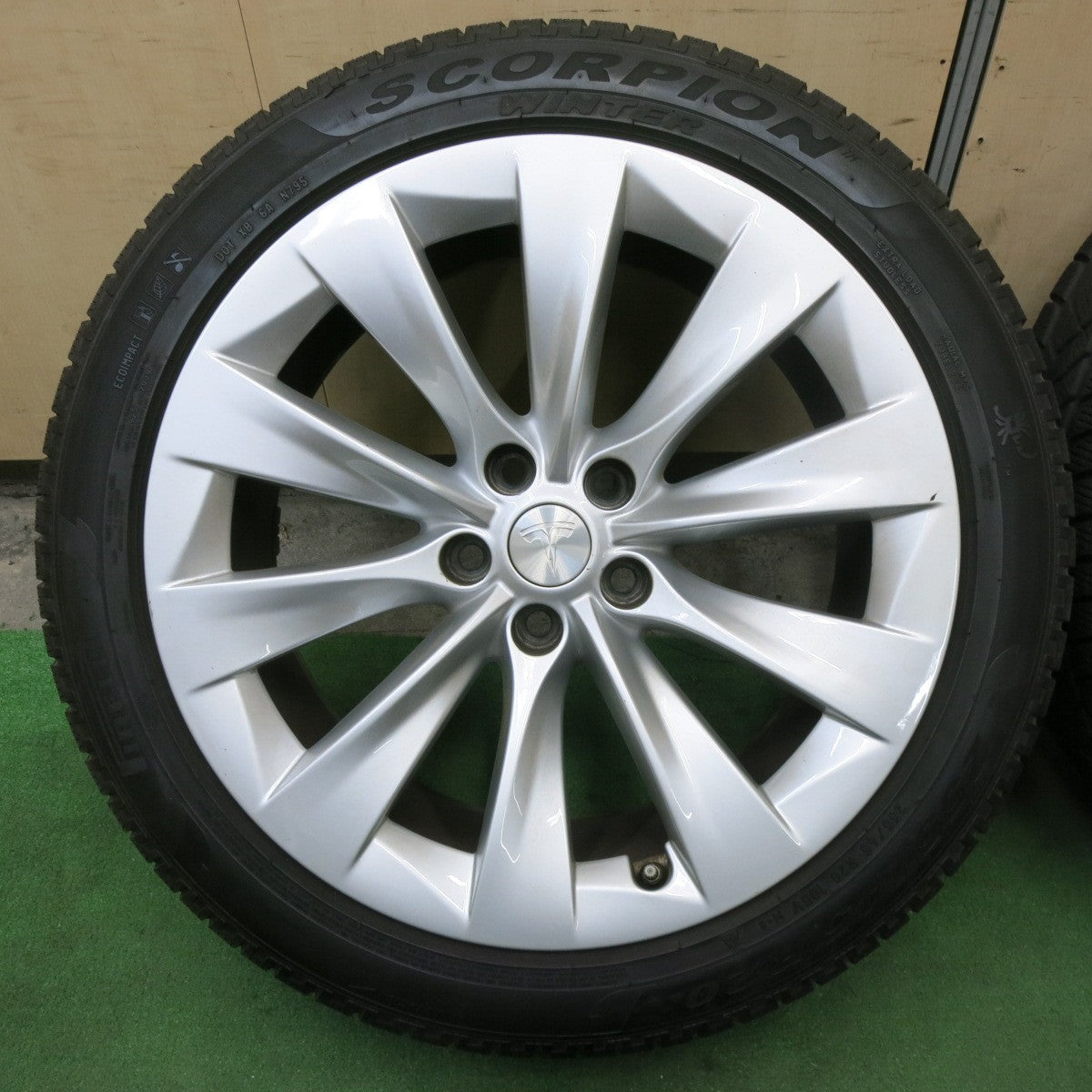 センサー付き★テスラ モデルX 純正 255/45R20 275/45R20 スタッドレス ピレリ スコーピオン WINTER 20インチ PCD120/5H★6012004ナス