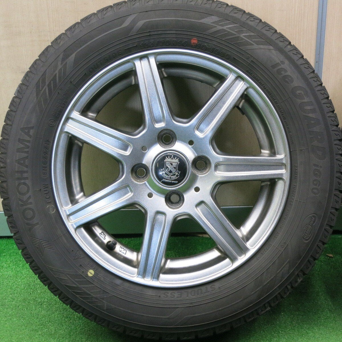 キレイ！21年★スタッドレス 165/70R14 ヨコハマ アイスガード iG60 MANARAY SPORT マナレイスポーツ PCD100/4H★4120706NJス